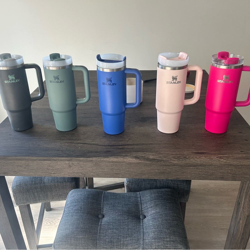 Stanley Insulated Tumbler Set - Black, Green, Blue, Pink